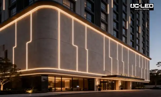 Best LED Neon Flex Lighting Solutions for Hotels, Malls, and Facades
